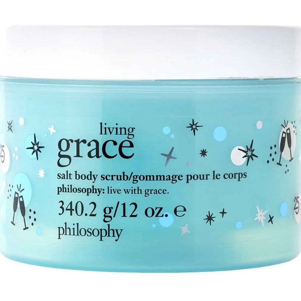 Philosophy Living Grace Salt Body Scrub new, sealed 12 oz